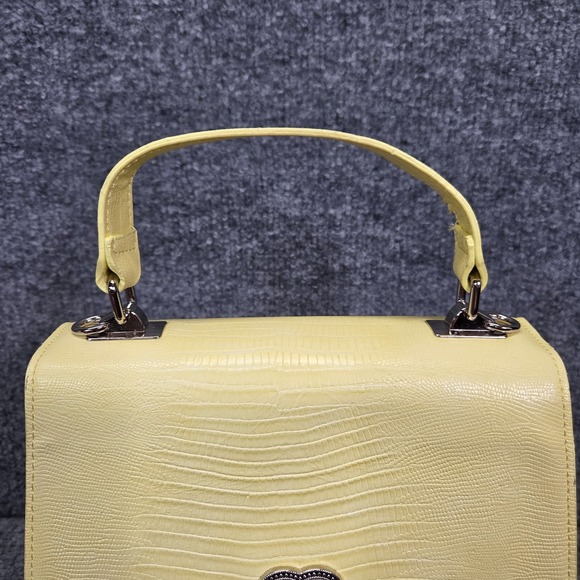 Betsey Johnson XOMandy‎ Top handle Bag Purse Y2k Style Butter Yellow - Picture 3 of 13